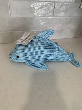 Dolphin Wicker Summer Bag
